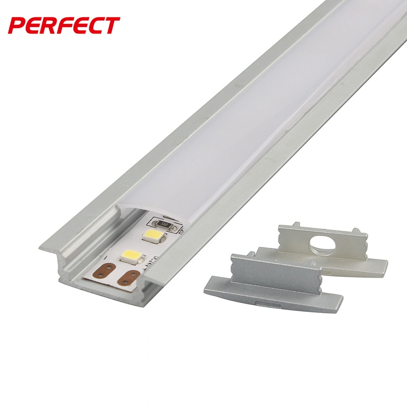 Great Removable Heat Dissipation Led Aluminum Profile With PC Cover For Surface Mounted
