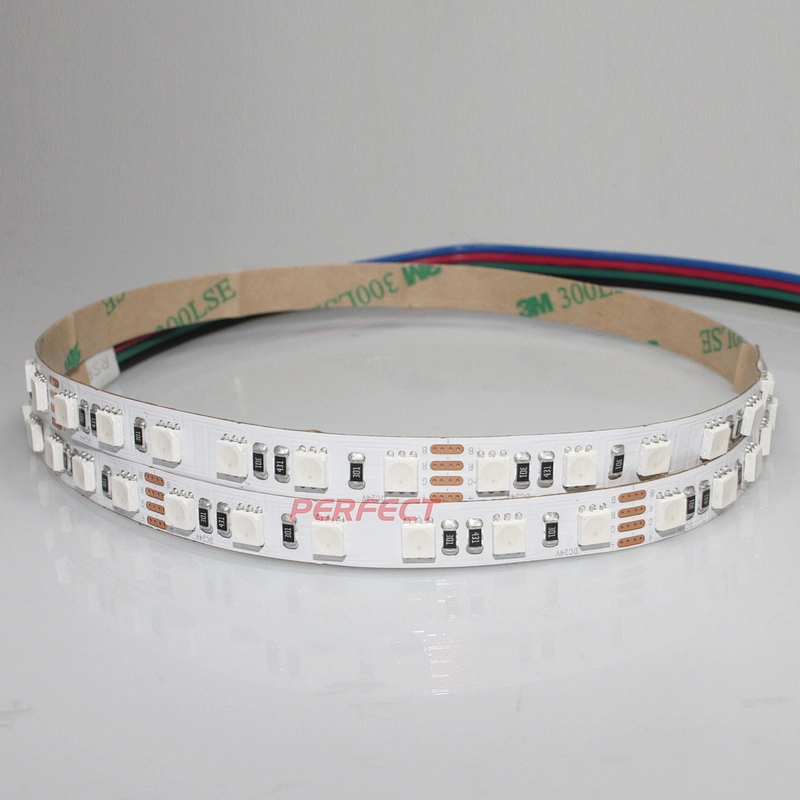 IP68 Waterproof DC 24V RGB 4040 SMD 120leds/m Flexible LED Ribbon