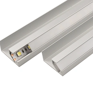ZL-3718 cabinet mounted installation for wardrobe led aluminium profile with high quality opal diffuser