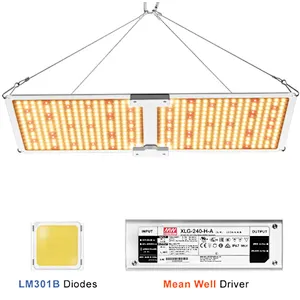 240w V4 Sam-sung-lm301b lm301h UV IR full spectrum led grow light for indoor plants