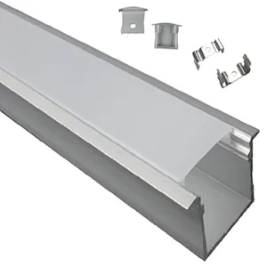 perfiles led aluminio aluminium LED light strip channel profile in shenzhen