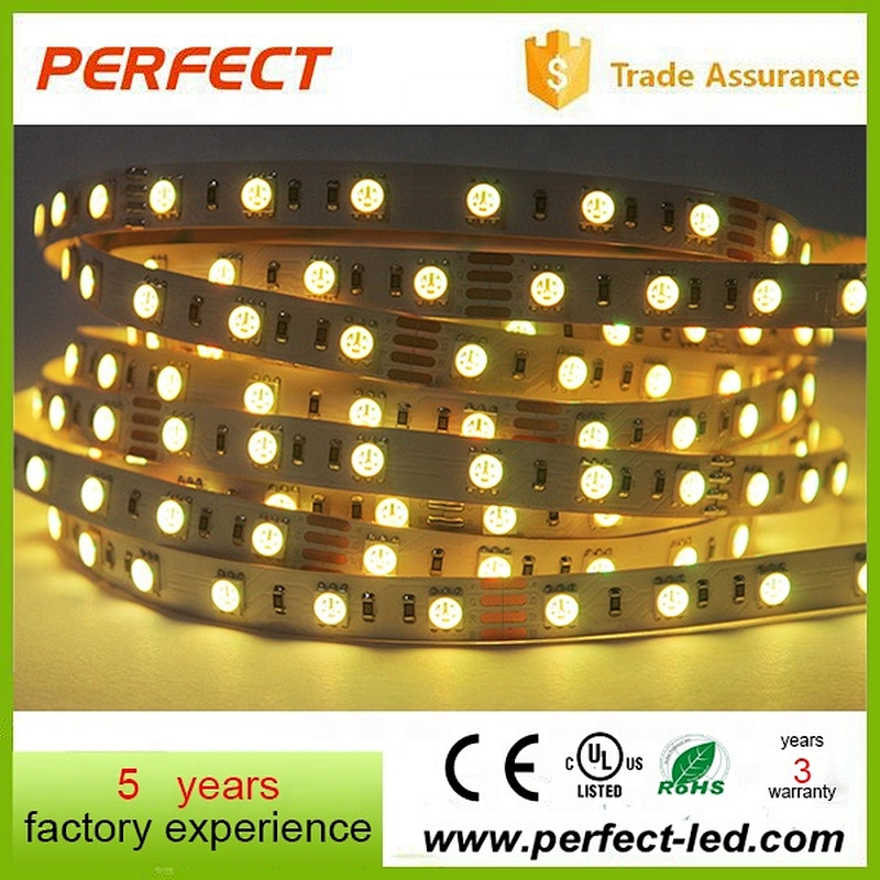 high quality factory price led battery powered 60leds 5050 rgb led strip light with certification