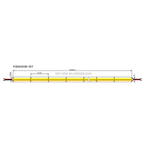 IP67 Waterproof Silicone Tube DC 24V CRI 90 COB Flexible Dual White CCT Adjustable LED Strip Light