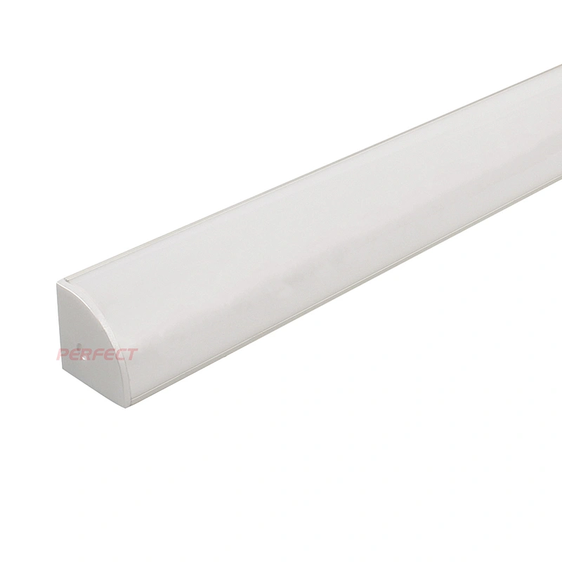 Big size 3030  Under Cabinet corner LED Strip Light Aluminum Profile  With frosted PC cover