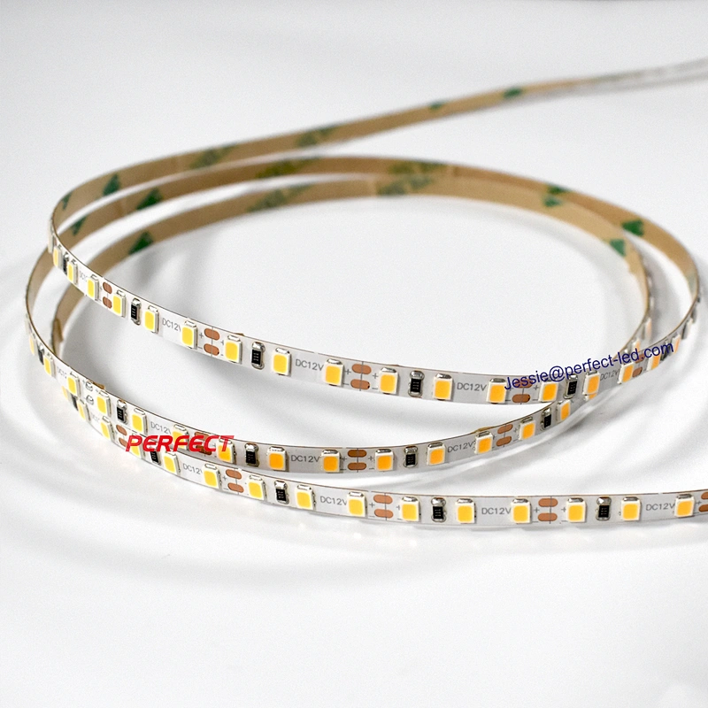 Factory 5mm width led strip 2835 120leds 12V 24V ultra thin mini size mini narrow 5mm wide led light strip CRI80+ 90+