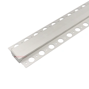 Factory Extrusion Industrial LED Aluminum Drywall Channel 1 Meter Milky Cover