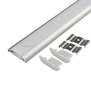 Flexible Led Alu Profile Aluminum For Cabinet,Led Plastic Extrusion Strip Led Profile Recessed Linear Light Bar