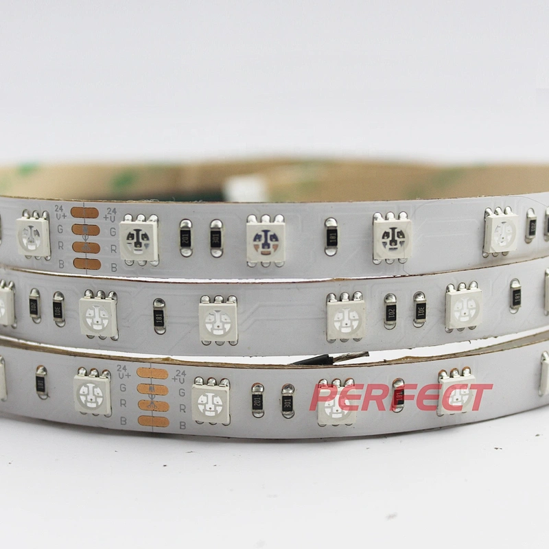 high quality factory price led battery powered 60leds 5050 rgb led strip light with certification