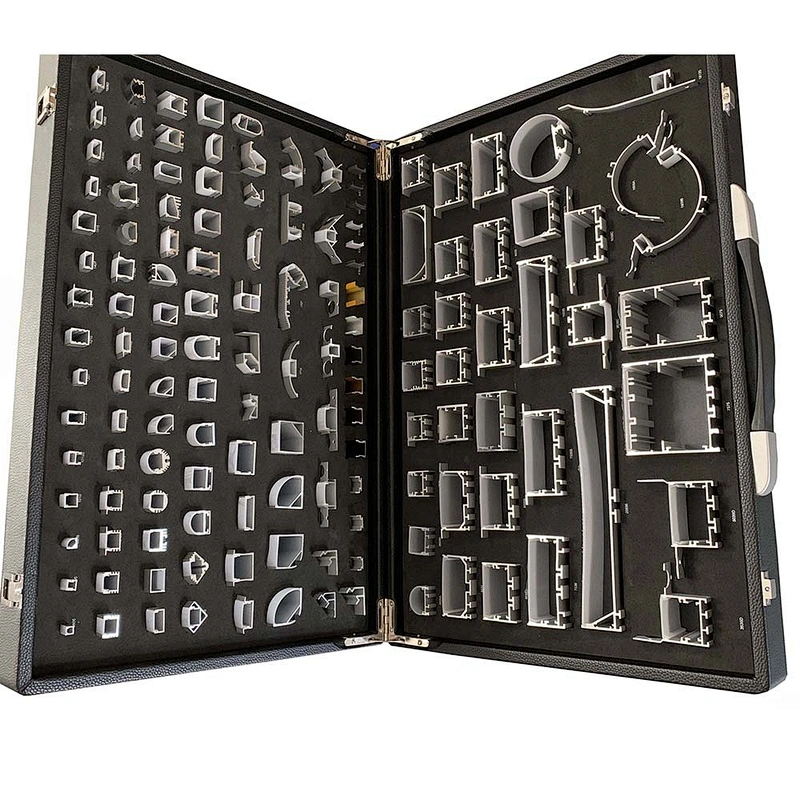 Shenzhen Factory 6063 LED Aluminum Profile Sample Case for Indoor or Outdoor Lighting