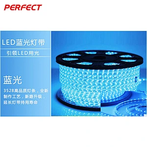 High quality warm white 50m/roll smd2835 220V led strip light with ce rohs
