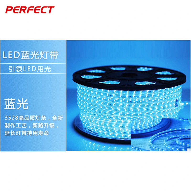 High quality warm white 50m/roll smd2835 220V led strip light with ce rohs