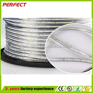 High quality warm white 50m/roll smd2835 220V led strip light with ce rohs
