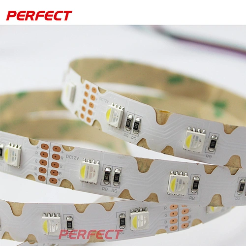 DC 12V SMD 5050 RGB RGBW RGBWW S shape multicolor waterproof CE ROHS bendable zigzag foldable led strip