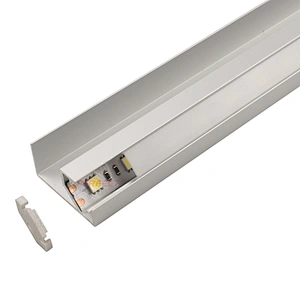 ZL-3718 cabinet mounted installation for wardrobe led aluminium profile with high quality opal diffuser