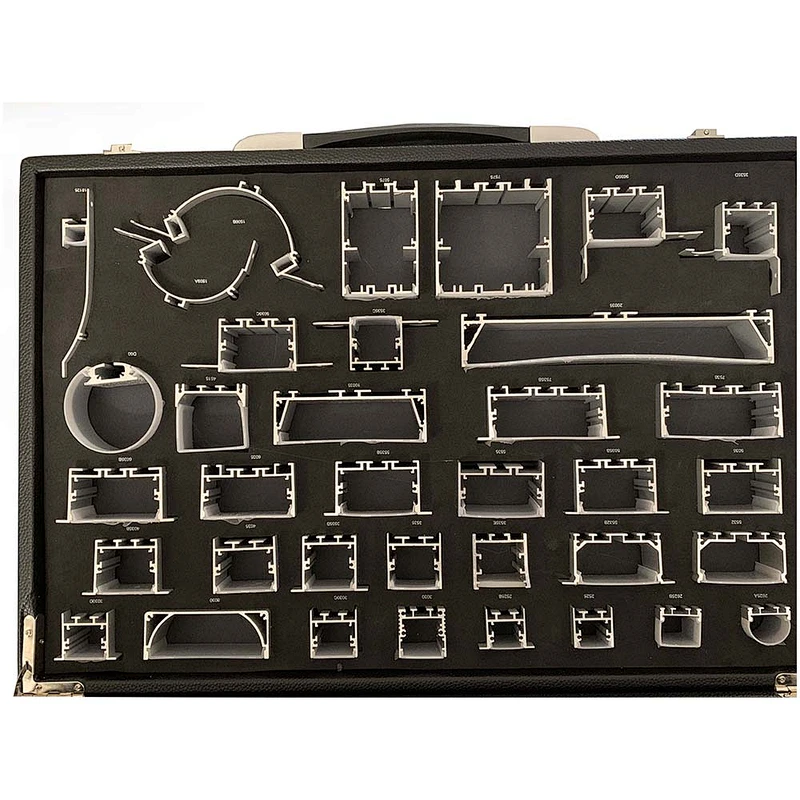 Shenzhen Factory 6063 LED Aluminum Profile Sample Case for Indoor or Outdoor Lighting