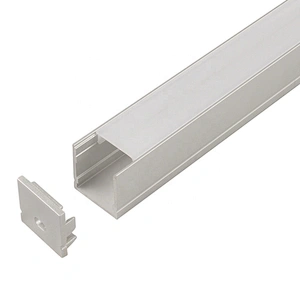 led strip aluminium profile housing 1M 2M 3M 4M 5M square shape aluminium led profile