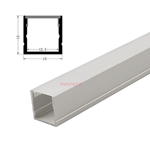 Opal defuser Germany Bayer PC cover  aluminium extrusion and aluminium profile LED strip light