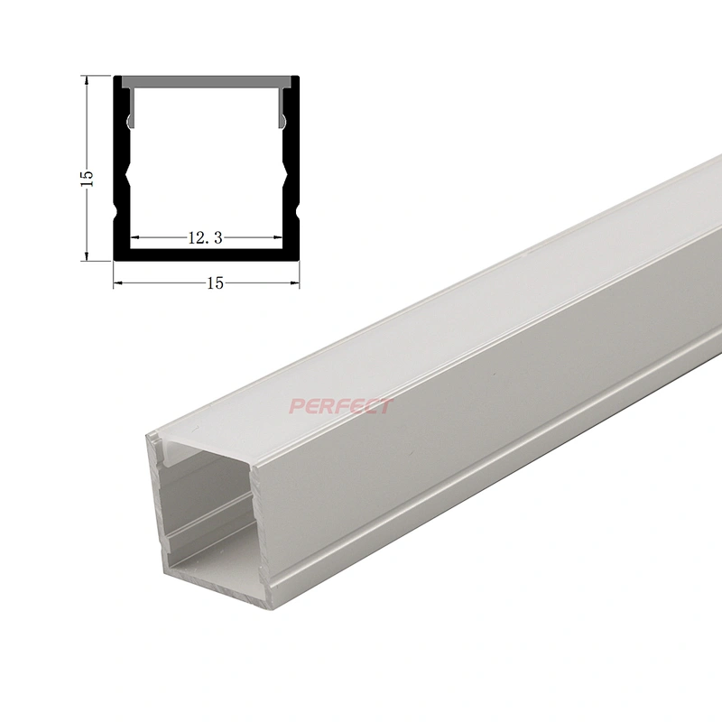 Opal defuser Germany Bayer PC cover  aluminium extrusion and aluminium profile LED strip light