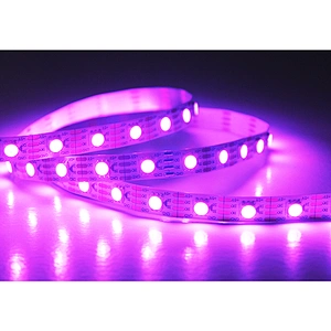 Shenzhen factory 5050 rgb dream color ws2813/6803 ic led strip light 5m/roll 5v/12v for Party decorations
