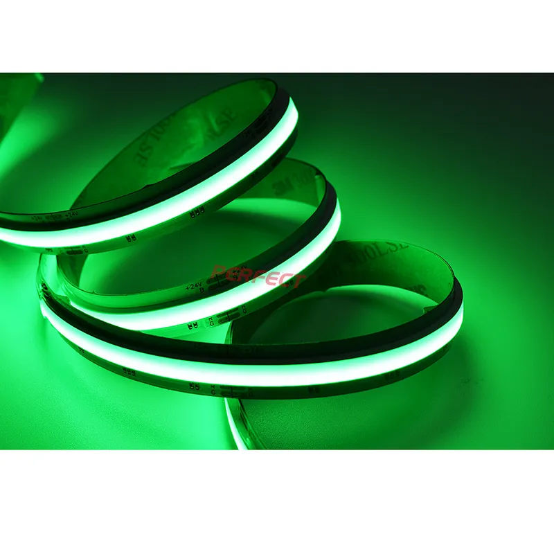 New Design 2020 Dot Free LED Strip Light 24V RGB COB LED Strip IP65 Waterproof for Decoration