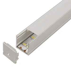 led strip aluminium profile housing 1M 2M 3M 4M 5M square shape aluminium led profile