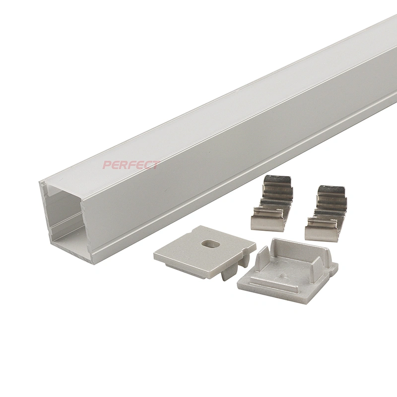 Opal defuser Germany Bayer PC cover  aluminium extrusion and aluminium profile LED strip light