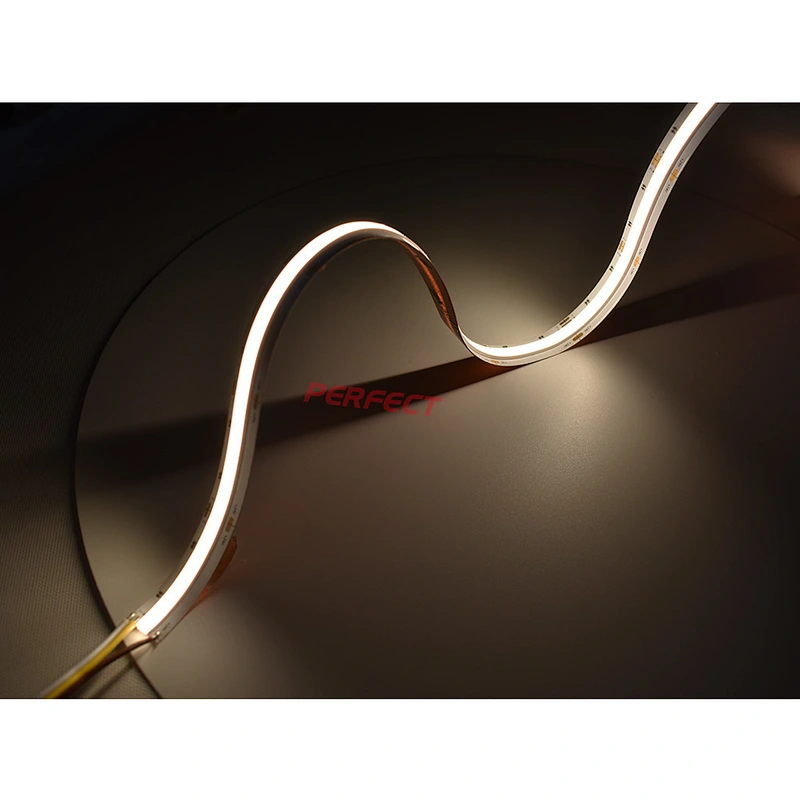 New Flexible COB LED Strip Lights 280LEDs/M 5M DC24V 3000K 10Watt/m RA90 No spot Dotless Linear light