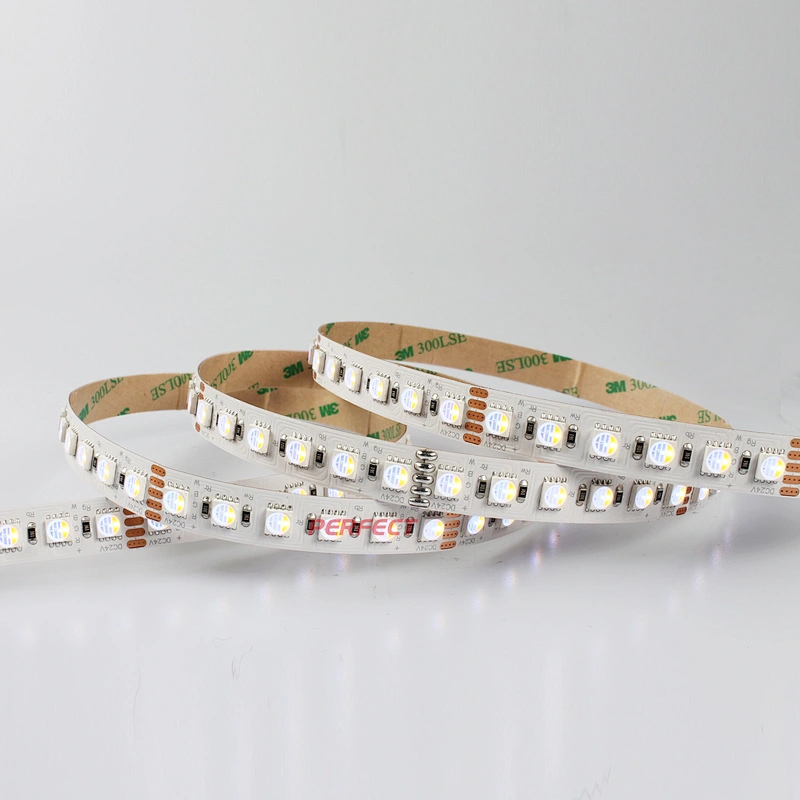 High Density Custom SMD 5050 RGBW 3000K 4 in 1 DC 24V Dimmable LED Light Strips