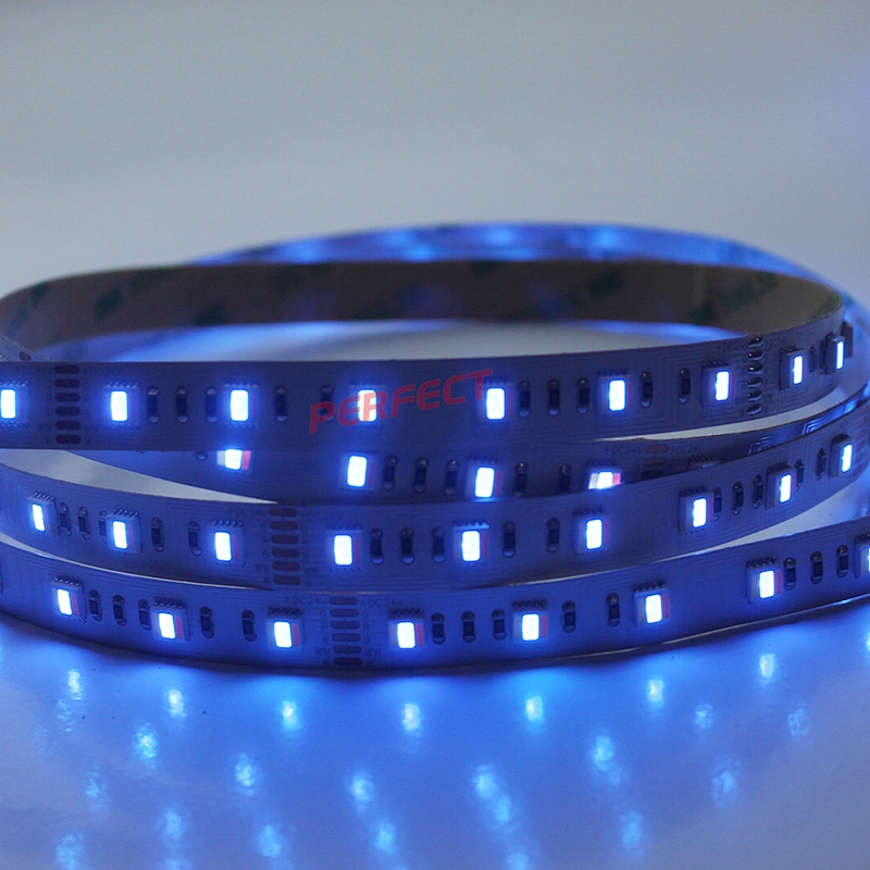 New Arrival 60Leds/m SMD 5050 DC 24V RGB+CCT RGBWW 5 in 1 Flexible LED Strip Light for Decoration