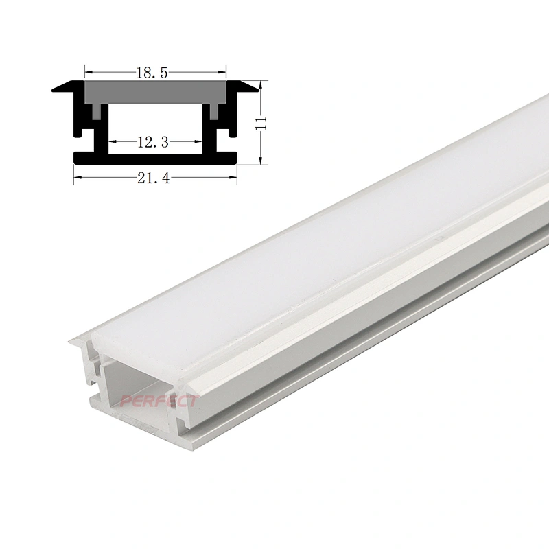 3m waterproof underground floor recessed led aluminum profile for led stripe