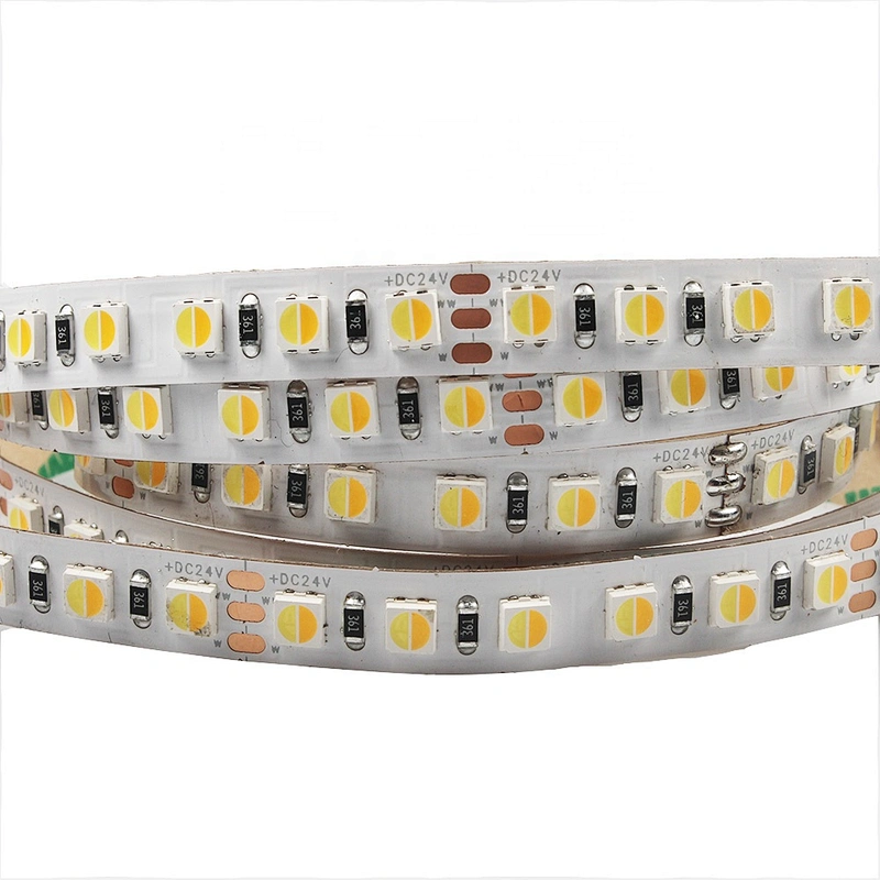 Hot sale Bi-color smd 3838 NW+CW 2in1 flexible cct adjustable led strip light