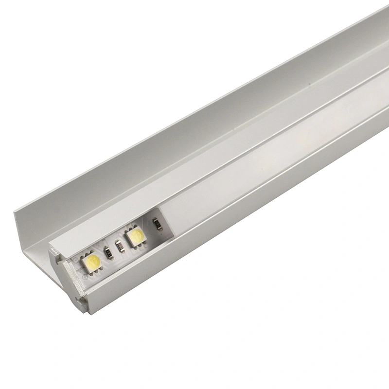 ZL-3718 cabinet mounted installation for wardrobe led aluminium profile with high quality opal diffuser