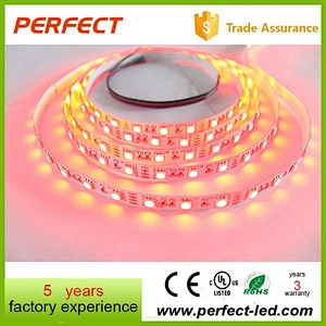 high quality factory price led battery powered 60leds 5050 rgb led strip light with certification