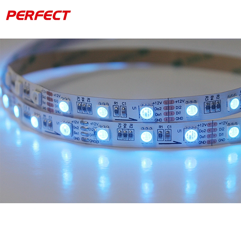 Rebow ws2812b Digital Addressable ws2813 ws2815 5050 flexible IP65 waterproof rgb led strip 12v 24v