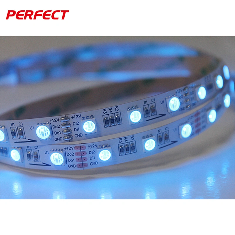 Rebow ws2812b Digital Addressable ws2813 ws2815 5050 flexible IP65 waterproof rgb led strip 12v 24v
