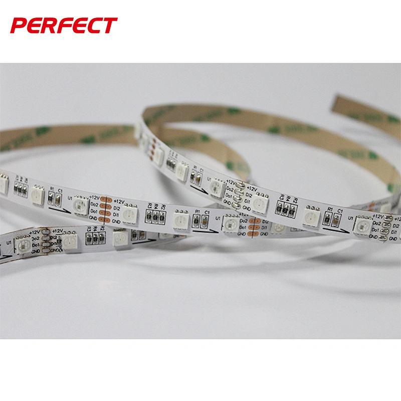 Rebow ws2812b Digital Addressable ws2813 ws2815 5050 flexible IP65 waterproof rgb led strip 12v 24v