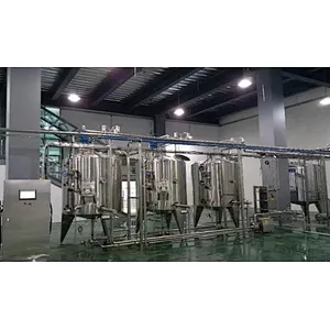 Integration split type CIP cleaning in place system for brewery and juice