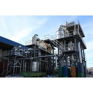 Industrial vacuum chiller juice concentrator evaporator falling rising film