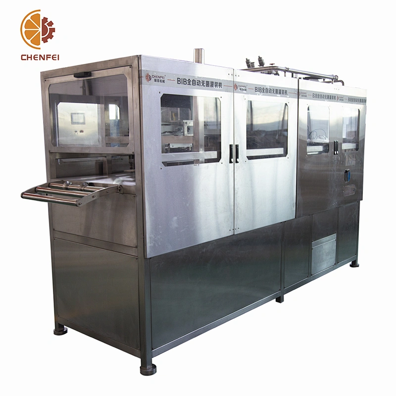 ss304 automatic juice, jam and tea drink BIB filling machine