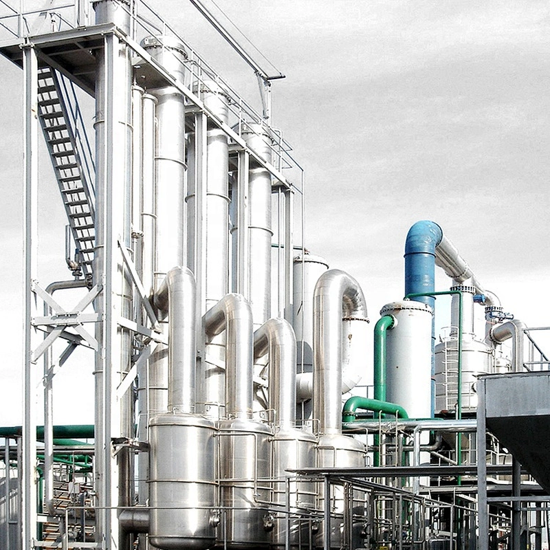 Industrial forced circulation fruit juice jam concentrator evaporator