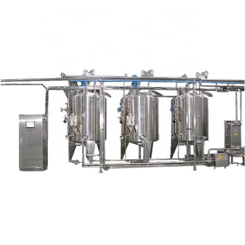 Integration split type CIP cleaning in place washing system plant