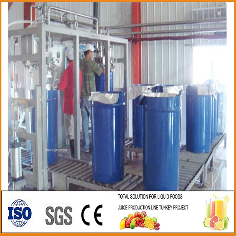 Bag in drum aseptic filler juice aseptic filling machine for sauce