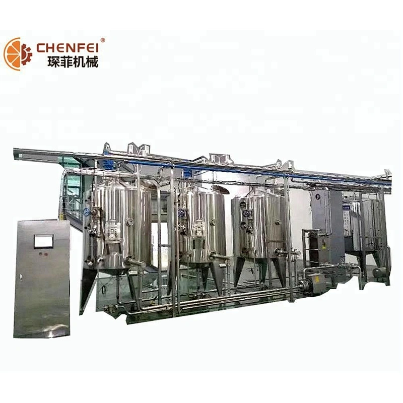 The price juice and jam dilution line SS304 blending buffer storage tanks system