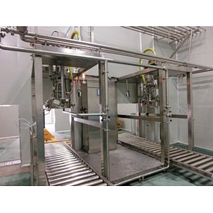 SS304 juice and jam double head aseptic bag filling machine