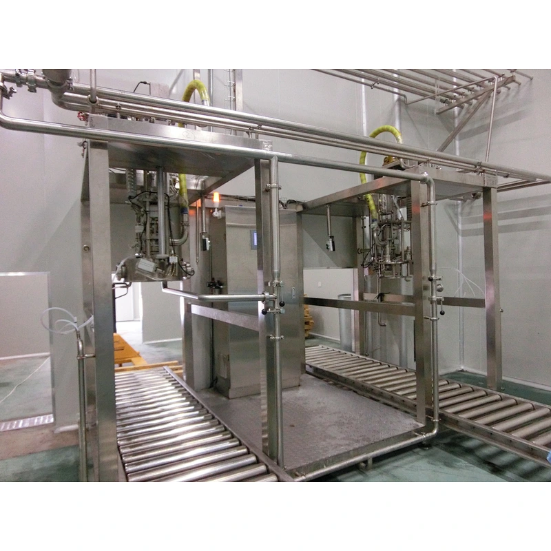 SS304 juice and jam double head aseptic bag filling machine