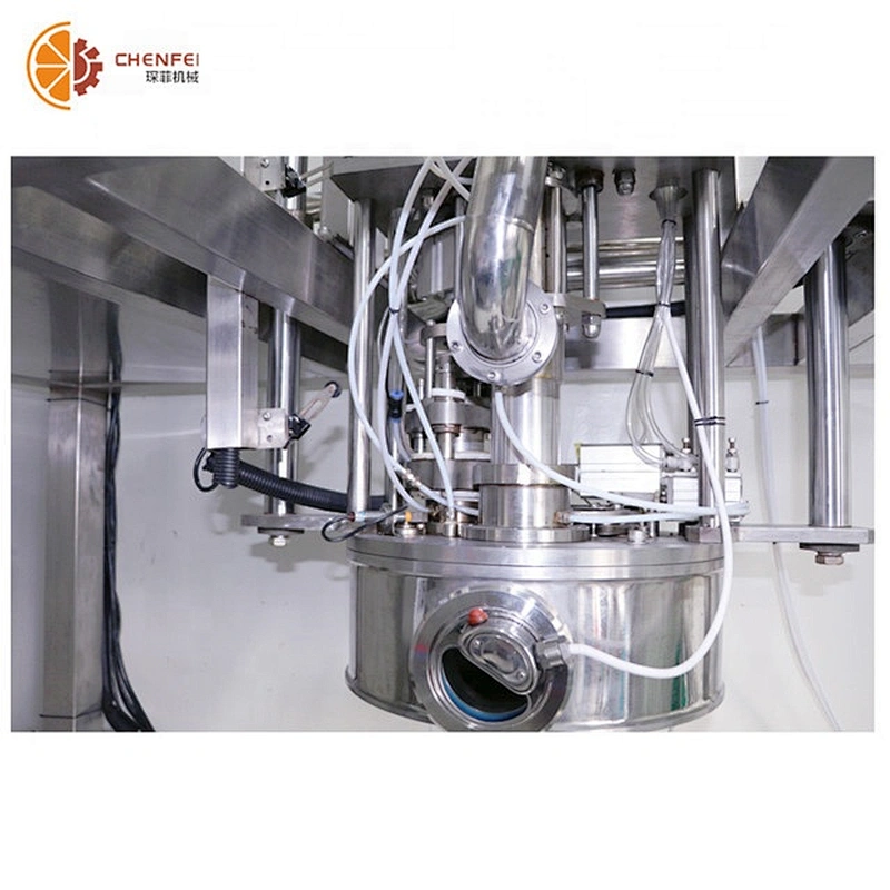 Semi-Automatic Industrial Twin Head Aseptic Jam Juice Sauce Packing and Filling Machine for Fruit and Vegetable Processing