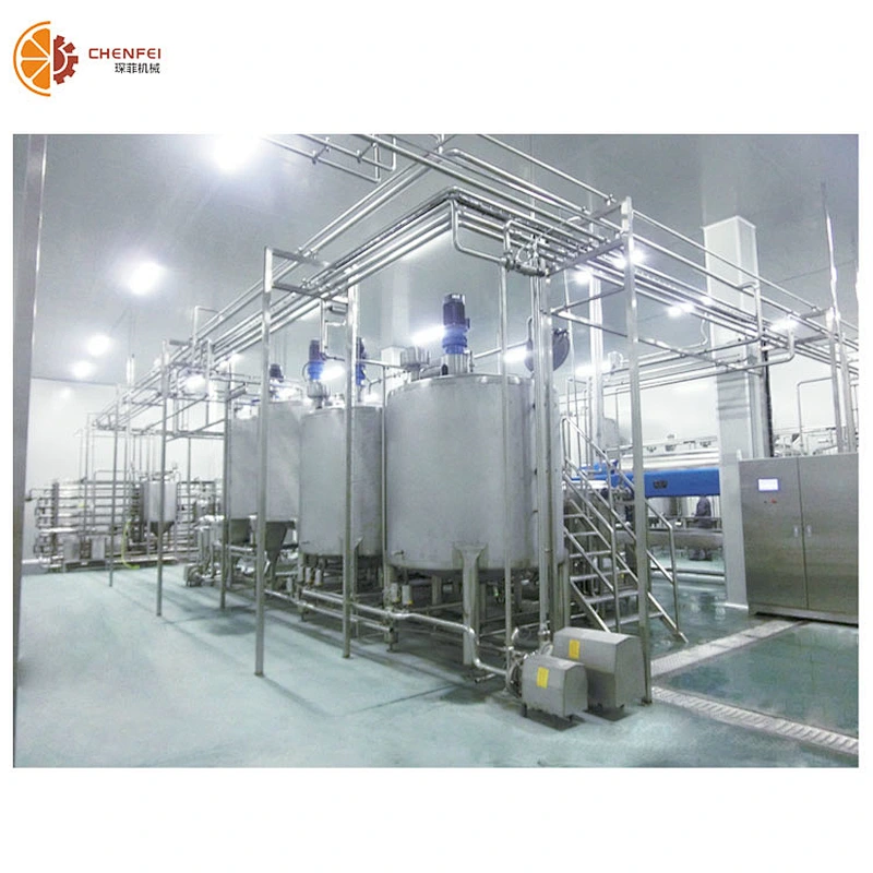SUS304 juice and jam food fuel grade blending system machine