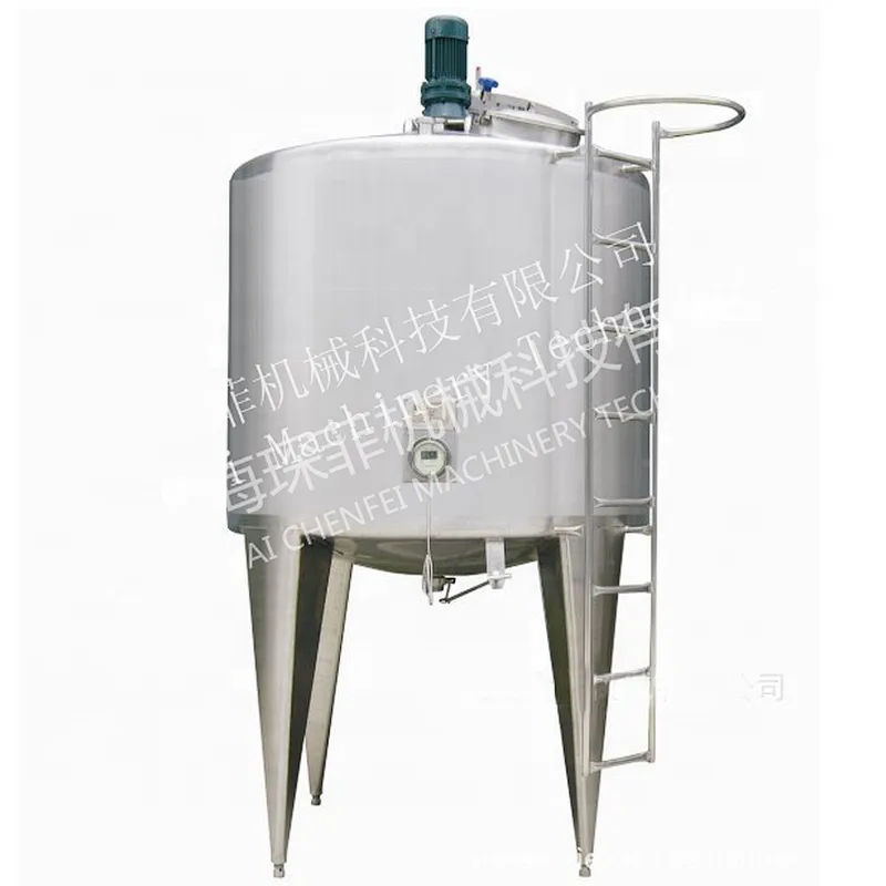 industrial big volume SS304 juice buffer storage blending tanks