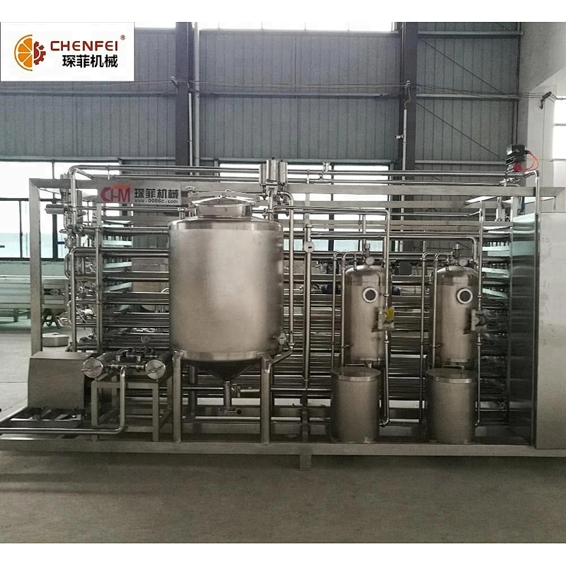 mango pineapple juice plant tubular sterilizer apticot apple strawberry oriange juice pipe type sterilization machine