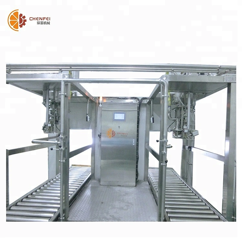 SS304 juice and jam double head aseptic filling machine